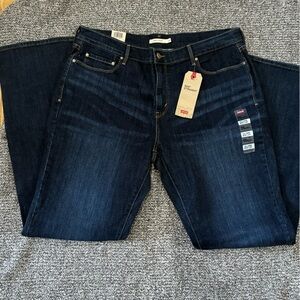 Levi's Women's Straight Leg Jeans - Dark Indigo